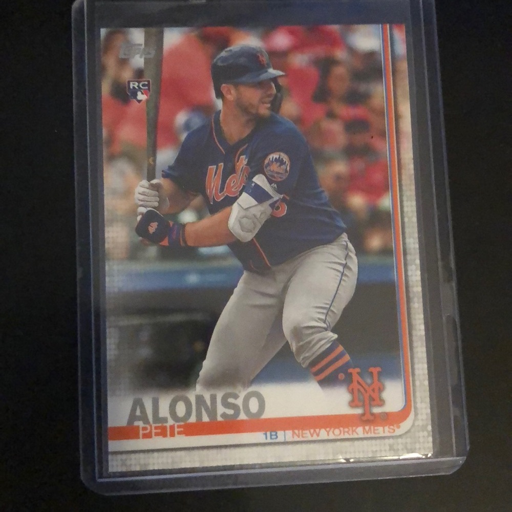 Pete Alonso rookie card New York Mets
